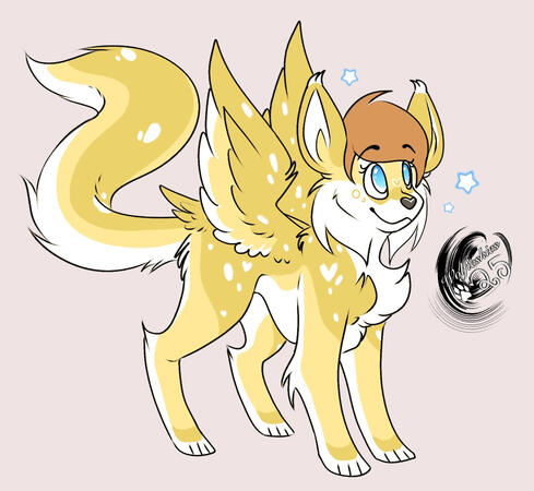 Wolfie as a “Pupper” - my unique ‘species variant’ for loafs!